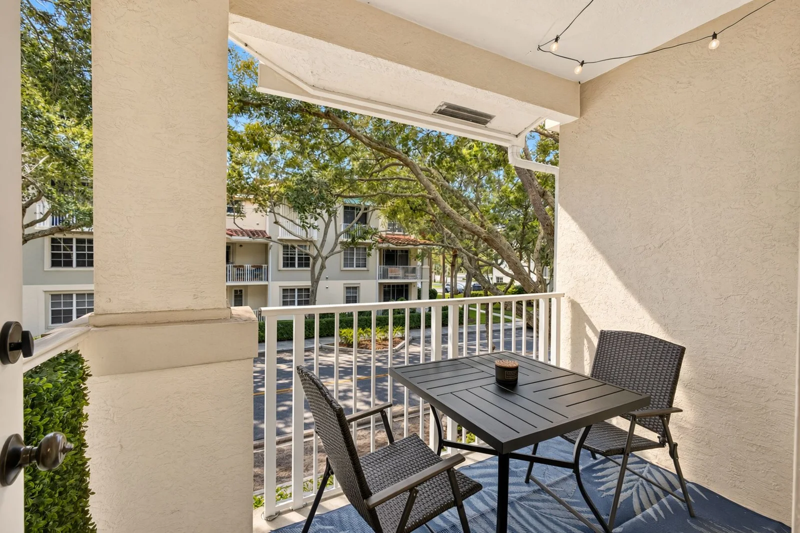 Covered outdoor seating