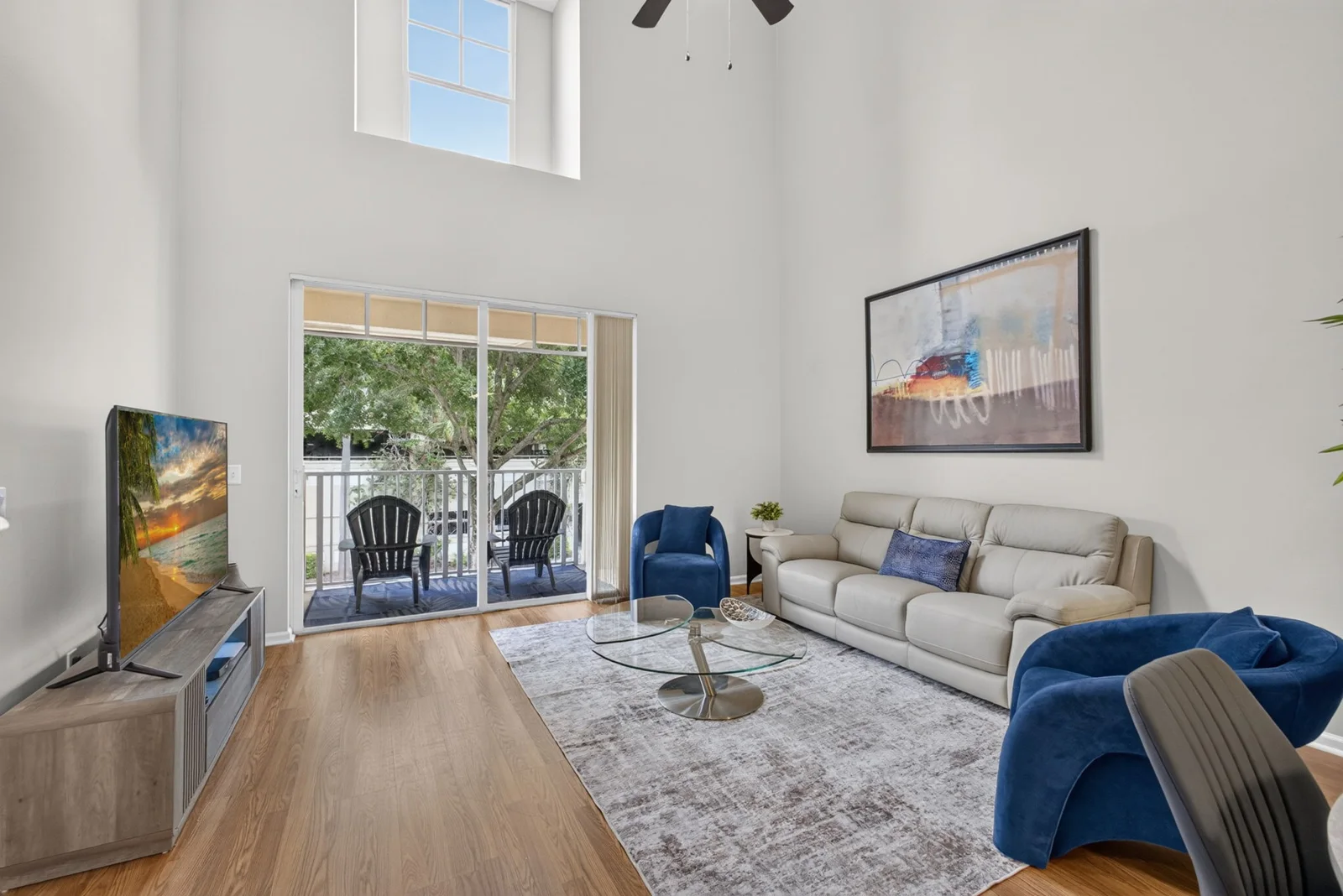 Bright living room