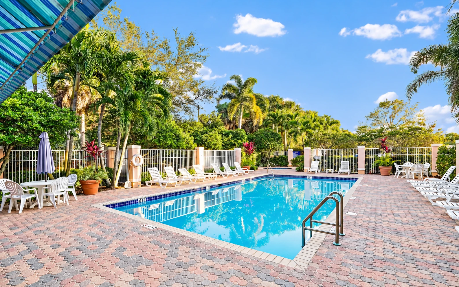 Community pool and sun deck