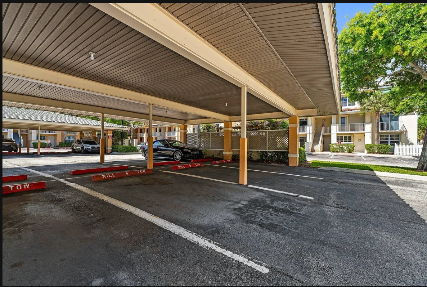 Covered parking
