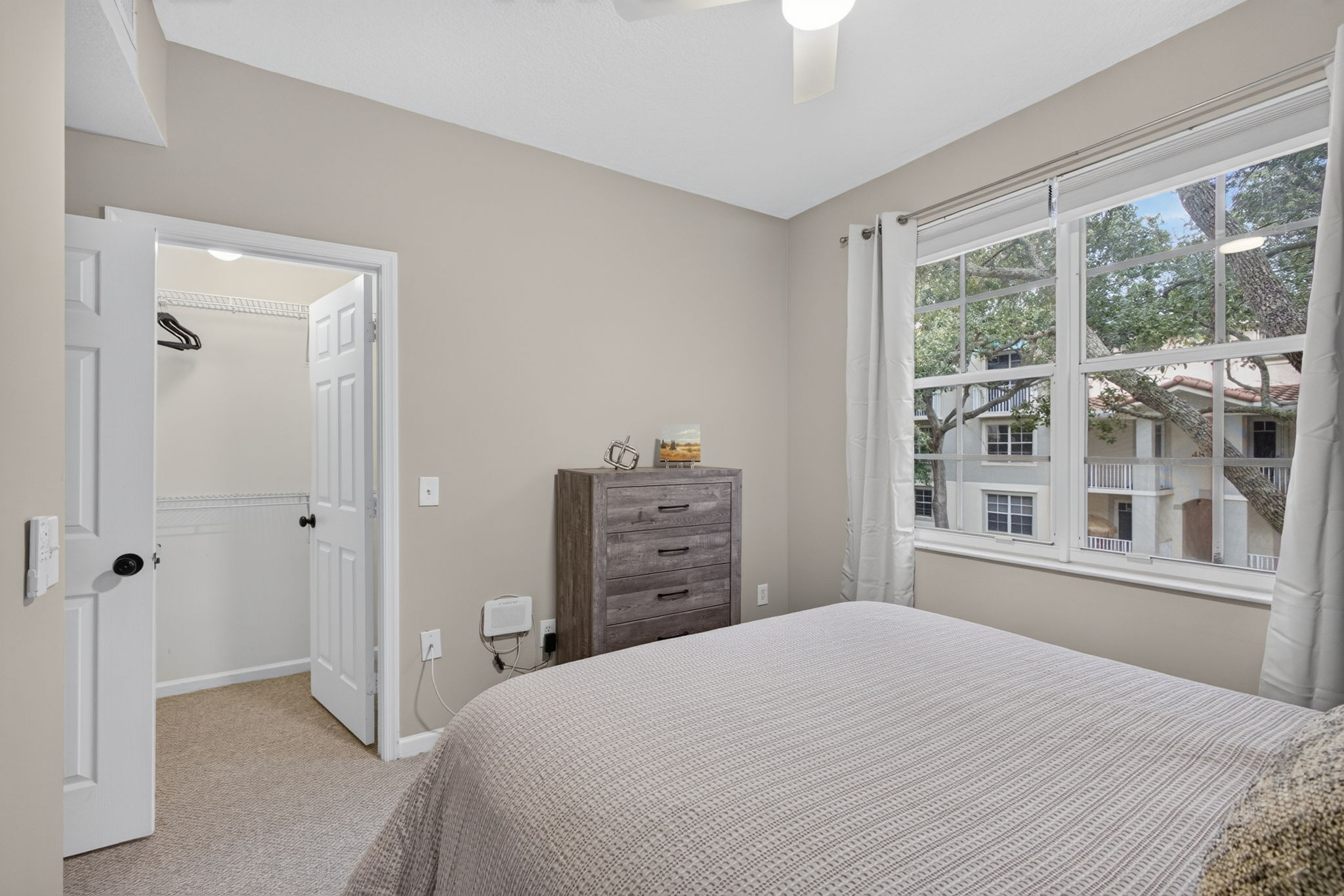 Second bedroom with natural light